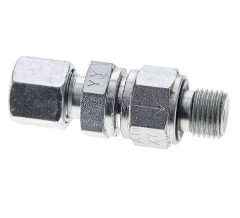 Hydraulic Check Valve Cutting Ring 8L (M14x1.5) & G1/4'' Male Steel 1-250bar (15-3625)psi Tube-Thread ISO 8434-1