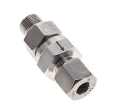 Hydraulic Check Valve Cutting Ring 10S (M18x1.5) & G3/8'' Male Stainless Steel 1-400bar (15-5800)psi Thread-Tube ISO 8434-1