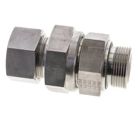 Hydraulic Check Valve Cutting Ring 30S (M42x2) & G1-1/4'' Male Stainless Steel 1-250bar (15-3625)psi Thread-Tube ISO 8434-1