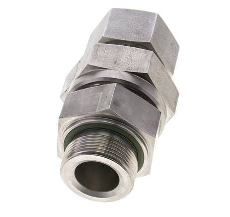 Hydraulic Check Valve Cutting Ring 30S (M42x2) & G1-1/4'' Male Stainless Steel 1-250bar (15-3625)psi Thread-Tube ISO 8434-1