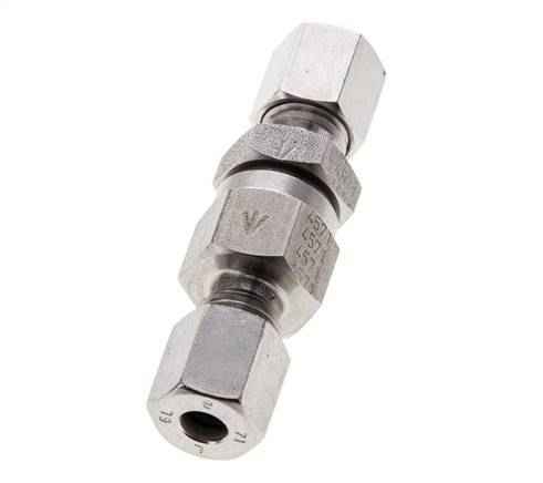 Hydraulic Check Valve Cutting Ring 6L (M12x1.5) Stainless Steel 1-250bar (15-3625)psi ISO 8434-1
