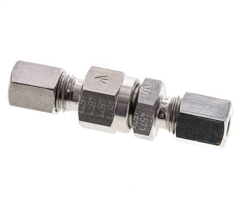 Hydraulic Check Valve Cutting Ring 6L (M12x1.5) Stainless Steel 1-250bar (15-3625)psi ISO 8434-1