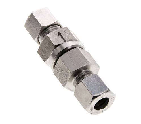 Hydraulic Check Valve Cutting Ring 10L (M16x1.5) Stainless Steel 1-250bar (15-3625)psi ISO 8434-1