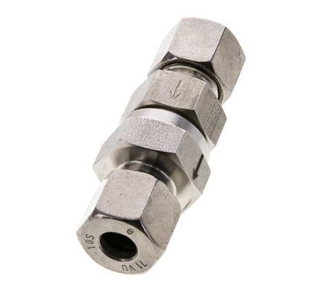 Hydraulic Check Valve Cutting Ring 10S (M18x1.5) Stainless Steel 1-400bar (15-5800)psi ISO 8434-1