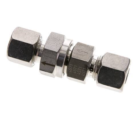 Hydraulic Check Valve Cutting Ring 10S (M18x1.5) Stainless Steel 1-400bar (15-5800)psi ISO 8434-1