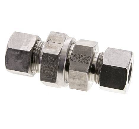 Hydraulic Check Valve Cutting Ring 20S (M30x2) Stainless Steel 1-400bar (15-5800)psi ISO 8434-1
