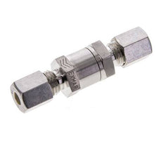 Hydraulic Check Valve Compression Ring 6L (M12x1.5) Stainless Steel 1-250bar (15-3625)psi ISO 8434-1