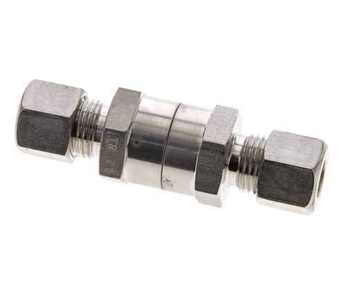 Hydraulic Check Valve Compression Ring 10L (M16x1.5) Stainless Steel 1-250bar (15-3625)psi ISO 8434-1