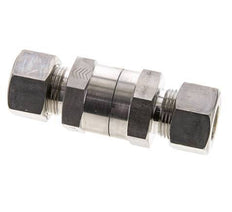 Hydraulic Check Valve Compression Ring 15L (M22x1.5) Stainless Steel 1-250bar (15-3625)psi ISO 8434-1
