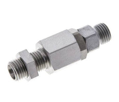 8L Zink plated Steel Ball-Guided Swivel Joint Cutting Fitting Bulkhead 315 bar NBR ISO 8434-1