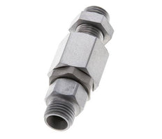 8L Zink plated Steel Ball-Guided Swivel Joint Cutting Fitting Bulkhead 315 bar NBR ISO 8434-1