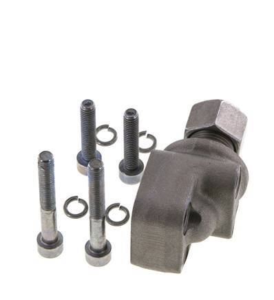 LK 30 Elbow Pump Flange Malleable cast iron with 12L (M18x1.5)