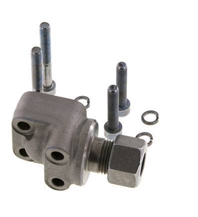 LK 30 Elbow Pump Flange Malleable cast iron with 12L (M18x1.5)