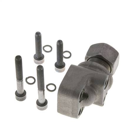 LK 30 Elbow Pump Flange Malleable cast iron with 15L (M22x1.5)