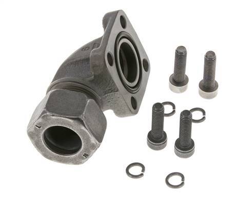 LK 40 Elbow Pump Flange Malleable cast iron with 18L (M26x1.5)