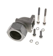 LK 40 Elbow Pump Flange Malleable cast iron with 35L (M45x2)
