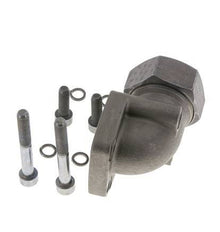 LK 55 Elbow Pump Flange Malleable cast iron with 35L (M45x2)