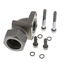 LK 55 Elbow Pump Flange Malleable cast iron with 35L (M45x2)