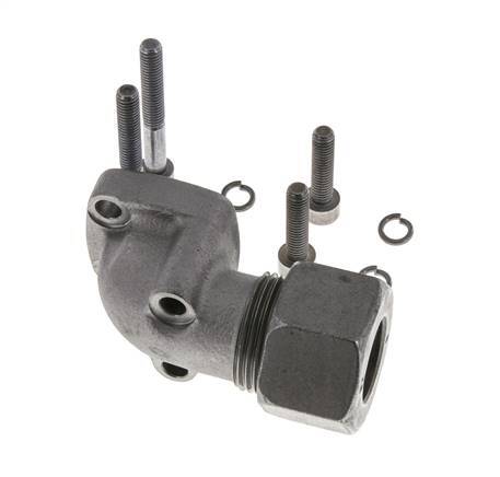 LK 35 Elbow Pump Flange Malleable cast iron with 20S (M30x2)