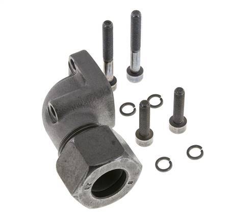 LK 35 Elbow Pump Flange Malleable cast iron with 20S (M30x2)