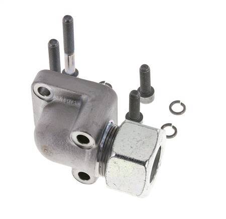 LK 55 Elbow Pump Flange Malleable cast iron with 25S (M36x2)