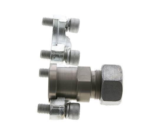 3/4'' SAE Flange 3000 PSI Steel with 22L (M30x2) ISO 6162-1