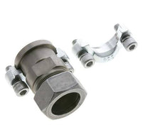 1-1/4'' SAE Flange 3000 PSI Steel with 35L (M45x2) ISO 6162-1