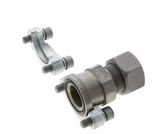 1-1/4'' SAE Flange 3000 PSI Steel with 25S (M36x2) ISO 6162-1
