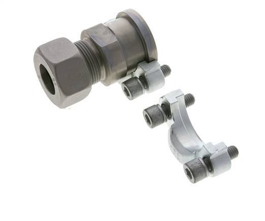 1-1/4'' SAE Flange 3000 PSI Steel with 25S (M36x2) ISO 6162-1