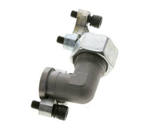 3/4'' Elbow SAE Flange 3000 PSI Steel with 25S (M36x2) ISO 6162-1