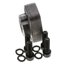 3/4'' SAE Flange 6000 PSI Plain Steel with G3/4'' Female Threads ISO 6162-2