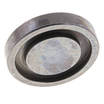 3/4'' SAE Blind Plate 3000 PSI Steel ISO 6162