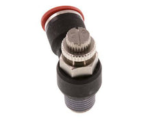 Flow Control Silencer Meter-In Elbow 10 mm - R1/4'' Brass/PA 66