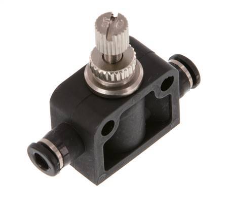 Flow Control Silencer Straight 3 mm Brass/PA 66