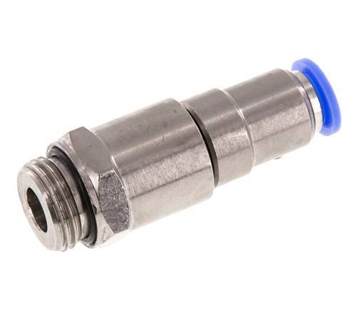 10mm & G1/2'' Quick Swivel Joint Push-In-Male Threads Nickel-Plated Brass/PBT NBR Rotatable