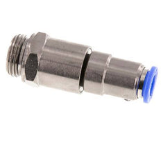 10mm & G1/2'' Quick Swivel Joint Push-In-Male Threads Nickel-Plated Brass/PBT NBR Rotatable
