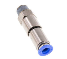 8mm & R1/4'' Quick Swivel Joint Push-In-Male Threads Nickel-Plated Brass/PBT NBR Rotatable