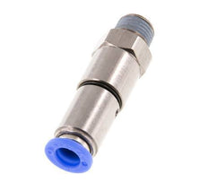 8mm & R1/4'' Quick Swivel Joint Push-In-Male Threads Nickel-Plated Brass/PBT NBR Rotatable