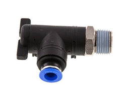 2-Way Elbow Ball Valve 10 mm - R1/2'' Plastic/Brass