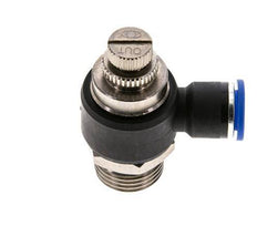 Flow Control Silencer Meter-Out Elbow 10 mm - G1/2'' Brass/PA 66