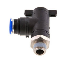 2-Way Elbow Ball Valve 12 mm - R3/8'' Plastic/Brass