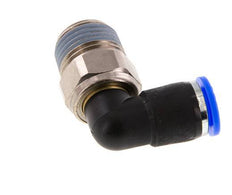 10mm & R1/2'' Elbow Swivel Joint Push-In-Male Threads Nickel-Plated Brass/PBT NBR Rotatable