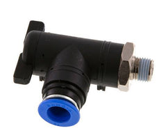 2-Way Elbow Ball Valve 12 mm - R1/4'' Plastic/Brass