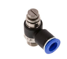 Flow Control Silencer Meter-Out Elbow 12 mm - G3/8'' Brass/PA 66