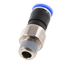 8mm & R1/4'' Swivel Joint Push-In-Male Threads Nickel-Plated Brass/PBT NBR Rotatable