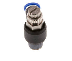 Flow Control Silencer Meter-Out Elbow 4 mm - R1/8'' Brass/PA 66