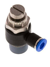 Flow Control Silencer Meter-Out Elbow 6 mm - R3/8'' Brass/PA 66