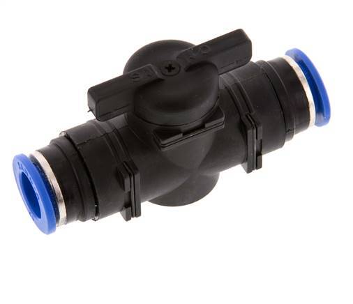 2-Way Straight Ball Valve 12 mm Plastic/Brass