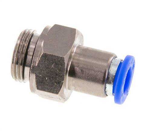 Push-In Fitting 8mm & G3/8'' Male Auto Shut-Off Brass/PBT 0-10bar (0-145psi)