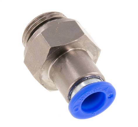 Push-In Fitting 8mm & G3/8'' Male Auto Shut-Off Brass/PBT 0-10bar (0-145psi)